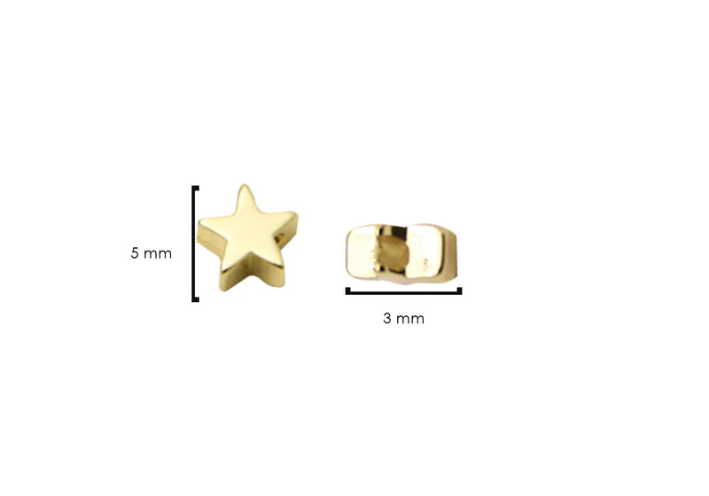 Separador Chapa de Oro Mini Estrella