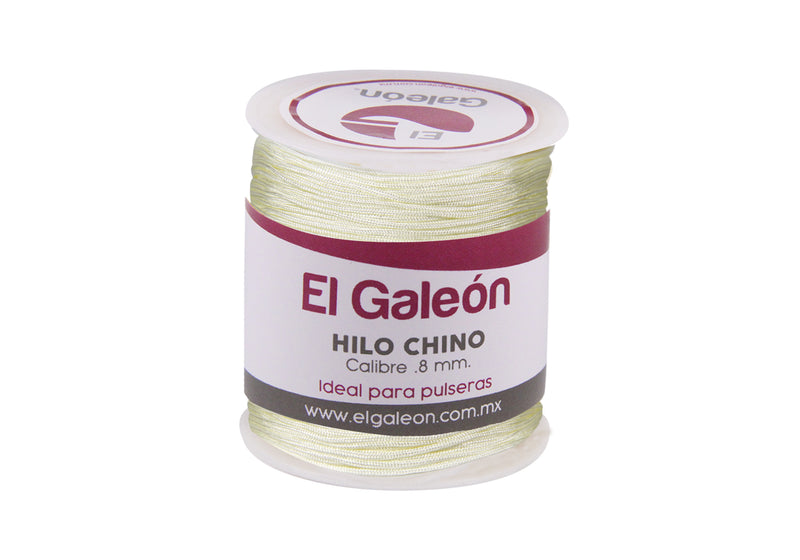 Hilo Chino 0.8 mm color Beige (100 metros)