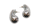 Aretes CCB Gota Grande Plateado