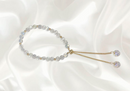 Brazalete de Cristal ajustable redondo plano Crystal AB