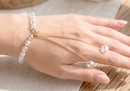 Brazalete de Cristal ajustable redondo plano Crystal AB