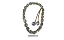 Brazalete de Cristal ajustable cubos Green AB
