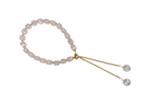 Brazalete de Cristal ajustable cubos Pink Opal AB