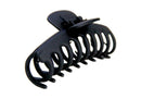 Pinza para Cabello Grande de Caucho color Negro
