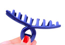 Pinza para Cabello Grande color Azul Oscuro
