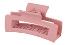 Pinza para Cabello Forma Cuadrada Rosa