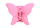 Pinza para Cabello Forma Mariposa Rosa