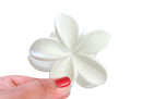 Pinza para Cabello Forma Flor Blanca
