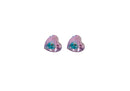 Aretes de amethyst AB 10 mm