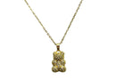 Frau Elegance Cadena con Dije Oso Dorado con Zirconia