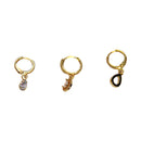 Nuevo-Frau Elegance Set 3 Aretes Gotas