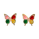 Frau Elegance Mariposas de zirconia