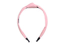 Diadema con Nudo para el Cabello Tela Textura Color Rosa