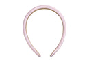 Diadema esponja Delgada Rosa Satinado