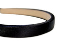 Diadema esponja Delgada Negro Satinado