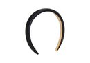 Diadema esponja Delgada Negro Satinado