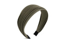 Nuevo-Diadema de Tela plisada Color Verde Oscuro