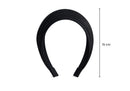 Nuevo-Diadema de Tela plisada Color Negra