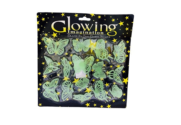 Set de figuras glow in the dark - Mariposas