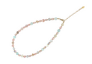 Collar de concha hexagonal con cristal