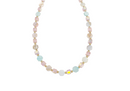 Collar de concha hexagonal con cristal