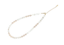 Collar de concha corazones rainbow con rondel