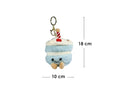 Llavero de Peluche Pastel con Valita Color Azul