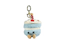 Llavero de Peluche Pastel con Valita Color Azul