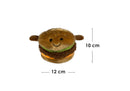 Llavero de Peluche Fast Food Hamburguesa