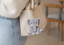 Llavero de Peluche Elefante Azul Cielo