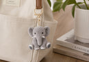Llavero de Peluche Elefante Azul Cielo