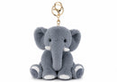 Llavero de Peluche Elefante Azul Oscuro