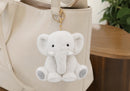 Llavero de Peluche Elefante Blanco