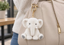 Llavero de Peluche Elefante Blanco