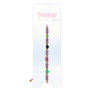 Brazalete de Hilo Mint con Separador 4 mini Flores