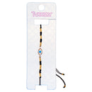 Brazalete de Hilo Black con Separador Ojo Turco y bolitas