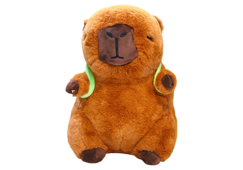 Peluche Capibara Marron con Mochila