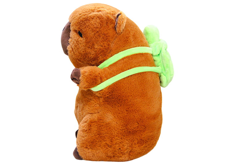 Peluche Capibara Marron con Mochila