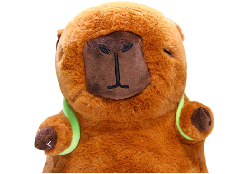 Peluche Capibara Marron con Mochila