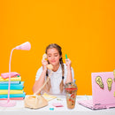 Vaso con popote de Navidad (Disenos Mix)