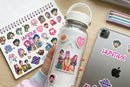 Libro de stickers K Pop Guerreras