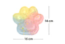 Pinch Me huella Grande Plana Tie Dye Rainbow