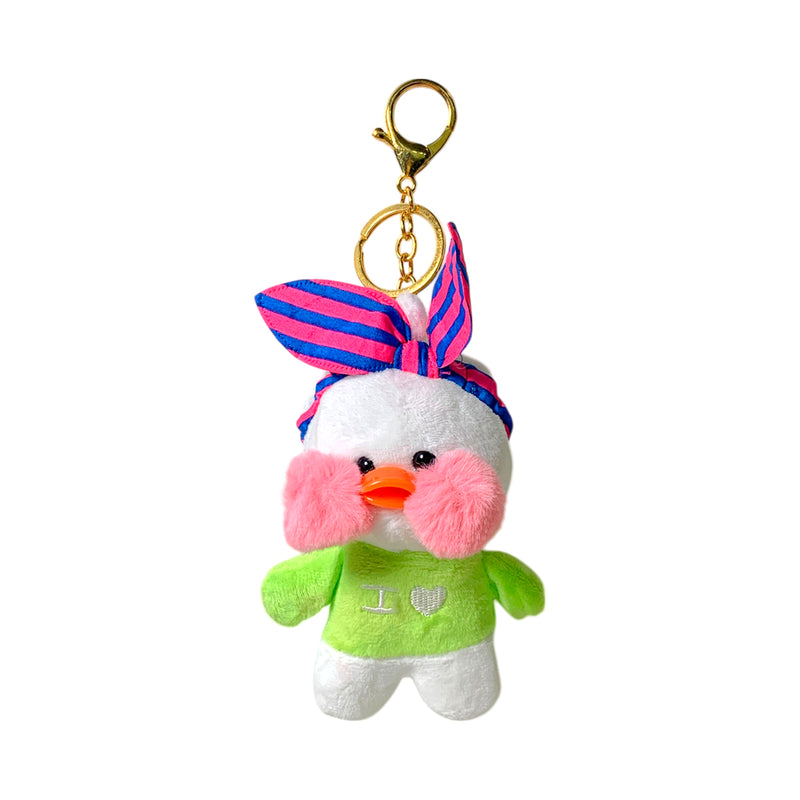 Llavero Peluche Duck Familys - Blanco