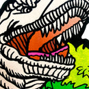 Velvet Shape Stand Up - Dinosaurio