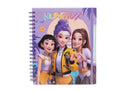 Nuevo-Libro para Colorear K Pop Guerreras con Colores