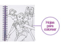 Nuevo-Libro para Colorear K Pop Guerreras con Colores