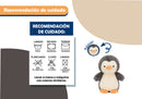 Peluche Peludito en Forma de Pinguino Gris