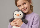 Peluche Peludito en Forma de Pinguino Gris