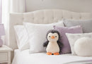 Peluche Peludito en Forma de Pinguino Gris