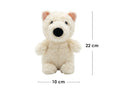Peluche Peludito en Forma de Oso Blanco